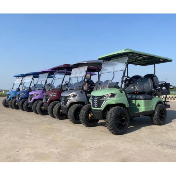 Limo Luxury Buggy 6-seater Electric golf cart 4+2 R12 4kw lithium battery off road