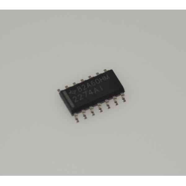 TLC2274AIDR Quad Rail-to-Rail Op Amp with 2.2MHz Bandwidth 3.6V/µs Slew Rate 3V to 16V Supply Low Noise Low Input Bias High Output Drive SOIC-14 Package and Extended Temperature Range
