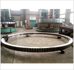 Casting ZG310-570 42CrMo Steel Large Ring Gear Rotary Kiln External Spur Tooth