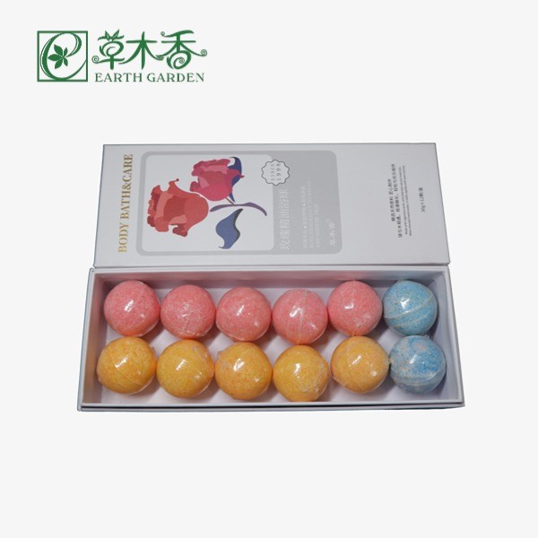 Baño de rosas búlgaro bomba Epsom Baño de sal alivio del estrés Baño de remojo sales