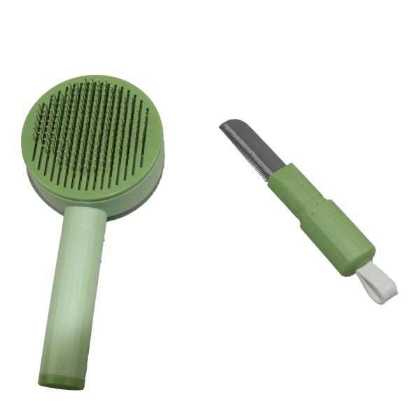 Cat Pet Grooming Brushes And Combs Deep Hair Removal Comb For Dogs Massage Circular Needle 115g