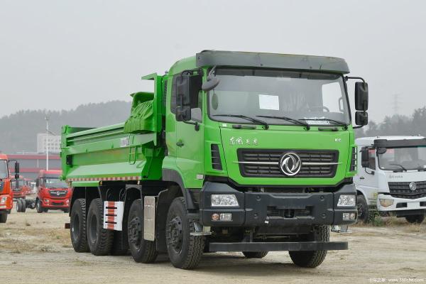 Dongfeng Tianlong KC Heavy Truck 420 350 HP 8x4 6X4 5.8m Dump Truck 12 Tires 10975*2550*4000 Dimensions