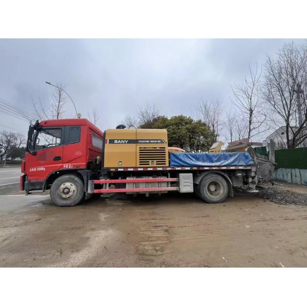 Used 2021 Sany Heavy Industry 10023 Truck-mounted pump truck with 585 ms Brake Respone Time