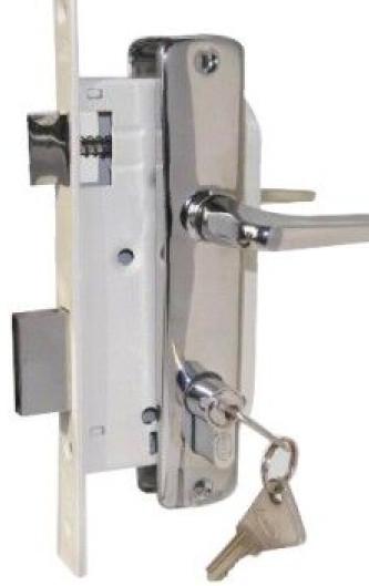 Double Mortise Lock Commercial Double Mortise Lock 031 / Small Entrance Mortise Lock