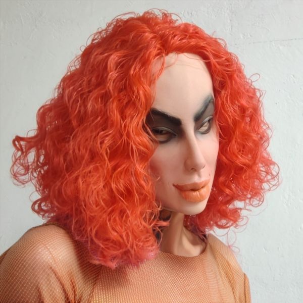 Latex Fantasy Mask for Theatrical Use - One Size Fits Most and Lightweight at 280g