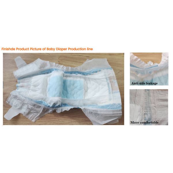 New Baby Diaper Machine - Elastic Waistband Pampers Nappy Making Line