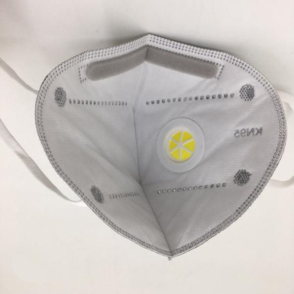 Cup Moulded Ffp3 Dust Mask / Kn95 Respirator With Exhalation Valve Ce Approved