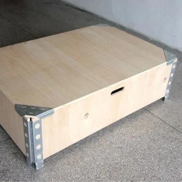 Large Custom Wooden Boxes Export Foldable Plywood Box With Pallets