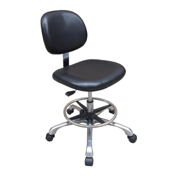 PA nylon casters PU ESD Anti Static Cleanroom Chair 480*400mm