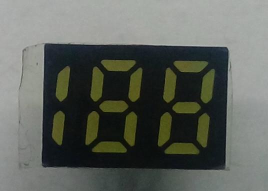 Energy Saving LED Segment Display 3VDC Single Power Supply 4.05mm Thickness