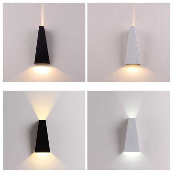 10W Waterproof Wall Mounted LED Lamps , 4500K White Outdoor Wall Mounted Lights