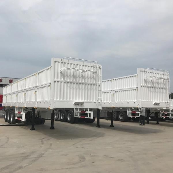 50 Ton Sidewall Fence Freight Truck Trailer Semi Trailer ABS Anti-lock Braking System 1