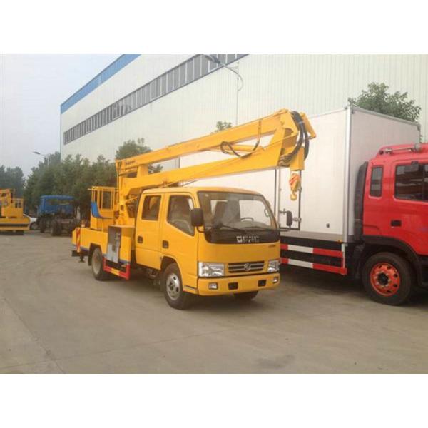 Dongfeng 16m Aerial Platform Truck , Vehicle Mounted Work Platforms CCC Approved