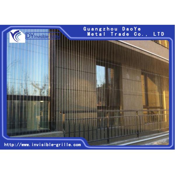 Индийский рынок Балконы из нержавеющей стали 316 класса Невидимая решетка для безопасности детей и домашних животных