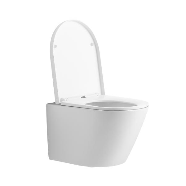 New Models Chaozhou SWB0225 wall hung toilets Tornado Flushing System Slim UF Seat Cover Flushing Clean