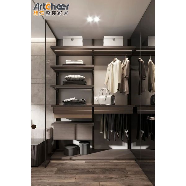Modern Design Walk-In Wardrobe with Customized Size and Eco-Friendly Material