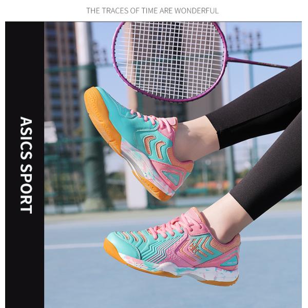 Custom Tennis Badminton Shoes With Lightweight Anti-Slip Feature Fashion Design In Large Size 46 47 Outdoor Wearing