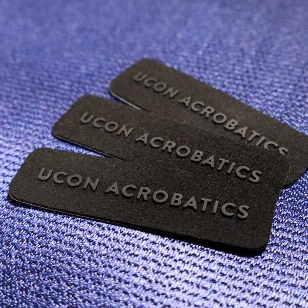 Étiquette de transfert thermique 3D en silicone gravée sur mesure pour les vêtements