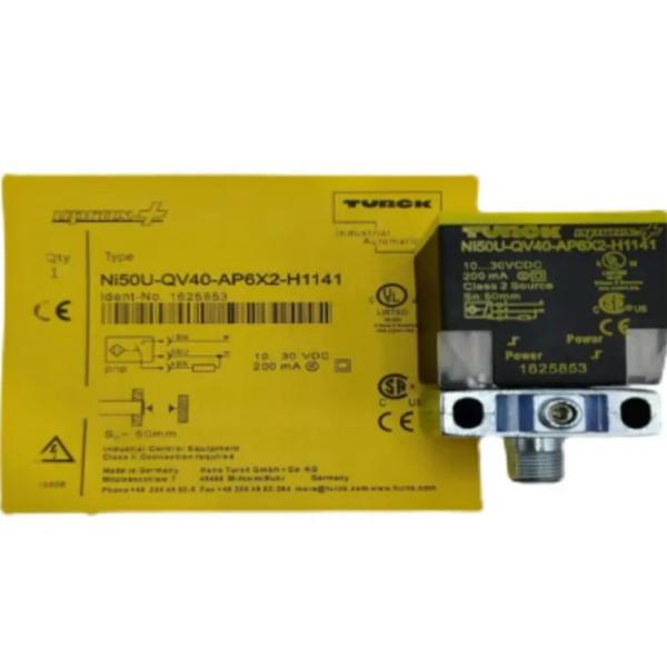 Interruptor de proximidad inductivo inteligente Turck NI50U-QV40-AP6X2-H1141 para automatización industrial