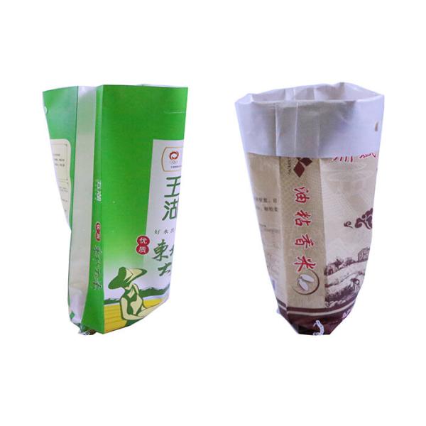 PP Woven Rice Bag Laminated Wpp Woven Polyethylene Bags For 10Kg 15Kg Rice