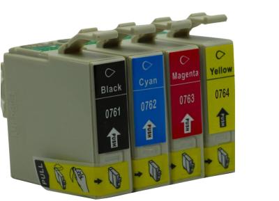 100% Brand New for epson T0761 T0762 T0763 T0764 Compatible Ink Cartridge For Epson Stylus C58/CX2800/ME2/200