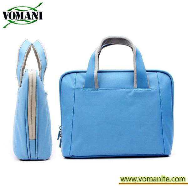 Oxford business colorful 15 inch Canvas Laptop Bag with handle and shoulder strap