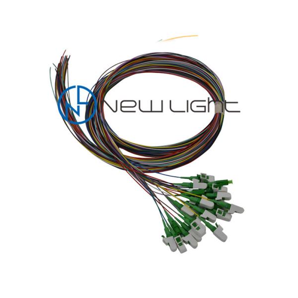 Trança da fibra ótica do núcleo 1.5M 0.3dB LC da telecomunicação 12