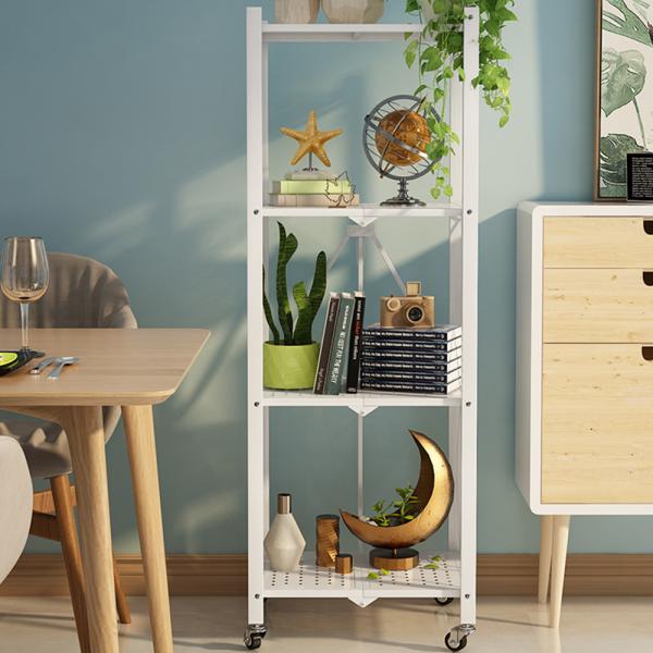 Foldable 6.3kg 86cm High Warehouse Storage Shelf