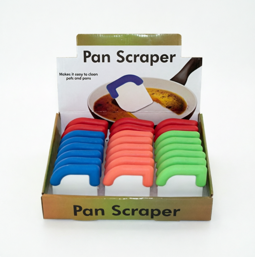 Silicone Dirty Fry Pan Dish Pot Clean Brush Washing Pan Scraper Cleaning Spatula Kitchen Scraper Soft Blade Scraper Brush
