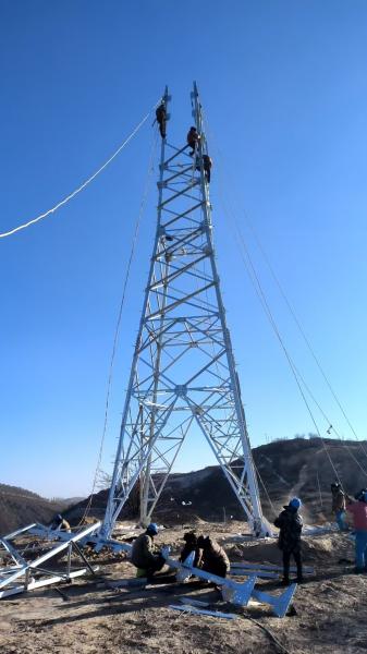 35m 40m 33kv 500kv悬挂双回路电网配电设备用钢塔