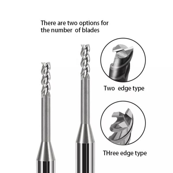 Карбидная длинная шея короткая флейта бык нос конец мельницы CNC фрезерный резчик удлинение покрытое для стали