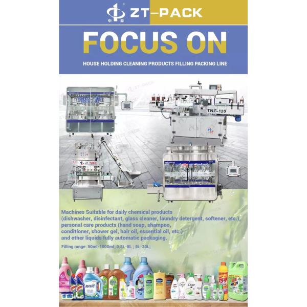 Linear Piston Gel Liquid Detergent Hand Soap Dishwasher Plastic Bottle Filling Machine