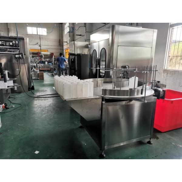 Pet Bottle Filling packing Line With Automatic Medical Alcohol / Chemical Liquid / Acetic Acid Filling Capping Machine