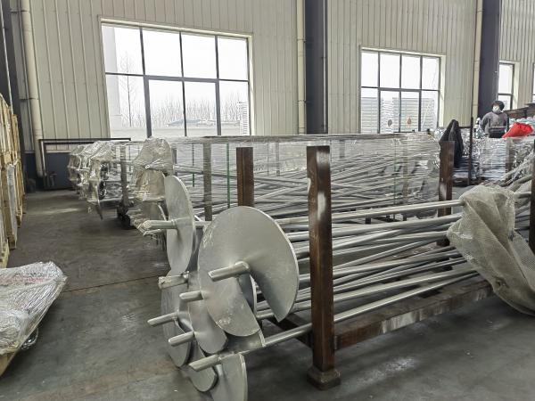 Construction Engineering Hot Dip Galvanized Round Pipe Helical Piles Q355