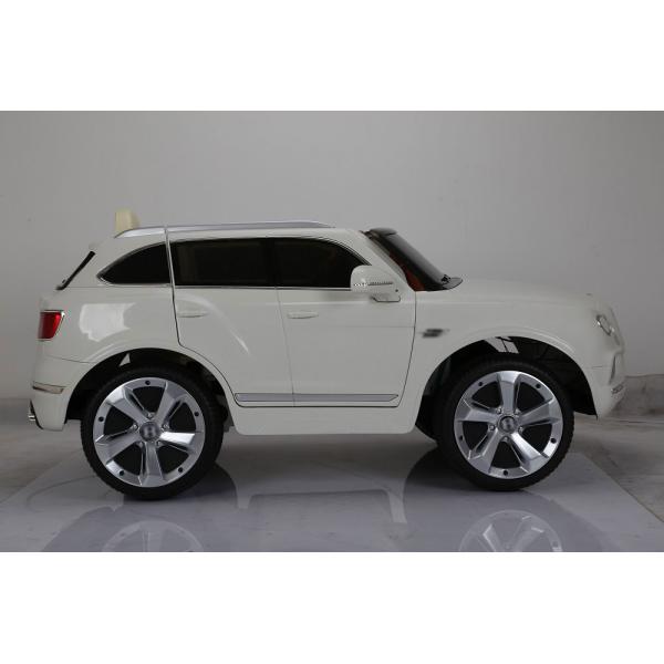 Conducción eléctrica en coche para niños 6V/12V Batería control remoto asiento único color blanco