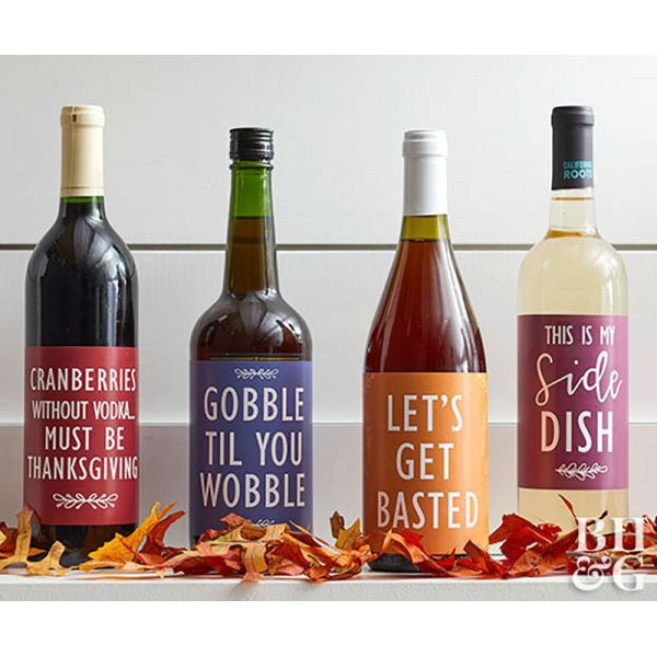 SGS Personalised Removable Fruit Wine Bottle Sticker Labels Printing