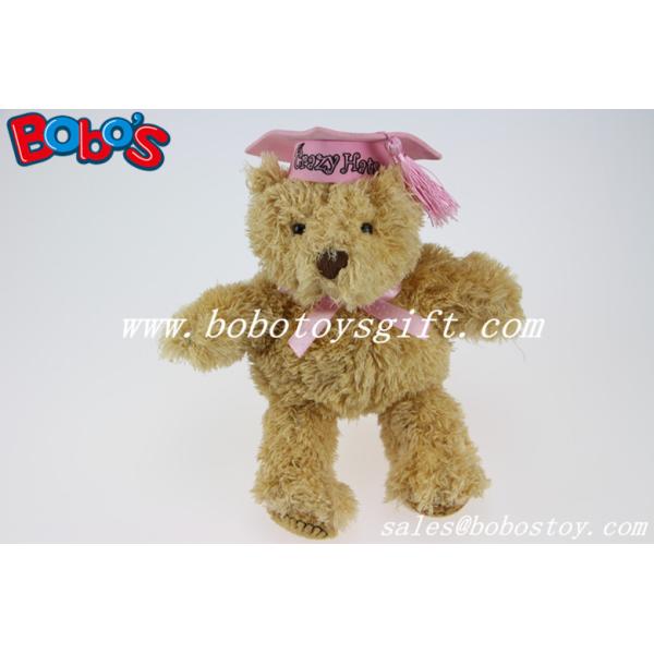 6 Plush Education Teddy Bear With Pink Crazy Hats