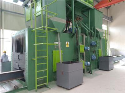 Le système de alimentation automatique 0.5m/Min Shot Blasting Machine je rayonne le nettoyage extérieur