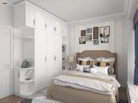 Mobiliário de armário de porta balançante de quarto branco 16mm 18mm