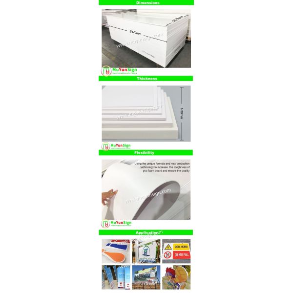 Full Size PVC Plastic Foam Sheets For Advertisement Poster Printing