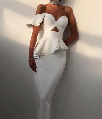Vestido de Midi Bodycon do cocktail do partido de noite dos vestidos formais da fábrica da roupa da quantidade pequena