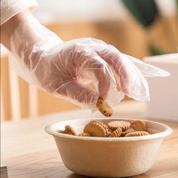 Latex Free Food Grade Disposable Gloves Poly For Food Handling Cooking Hair Coloring