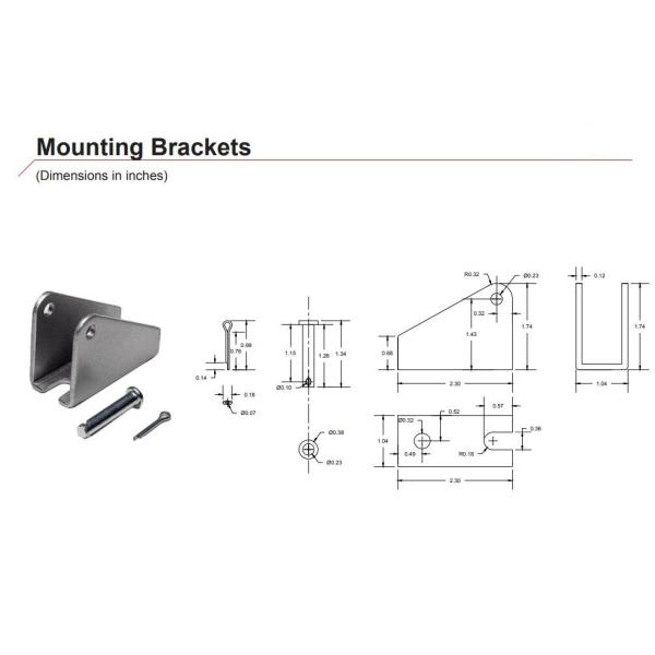 Обратная связь датчика Халл линейного привода электропитания промышленная водоустойчивая