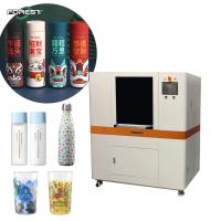 Impressora UV rotativa para garrafa de vinho Copo plástico garrafa cosmética Impressora UV Tumbler Máquina de impressão digital de garrafas