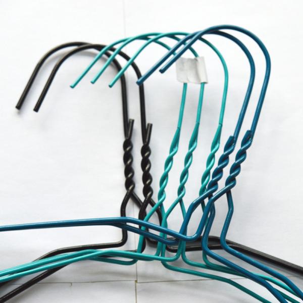 Multi Color Coating Pants Bar 16 Inch Clothes Wire Hanger