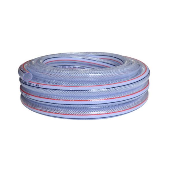 Flexible / transparent pvc clear hose/pvc fiber braided reinforced water hose tube