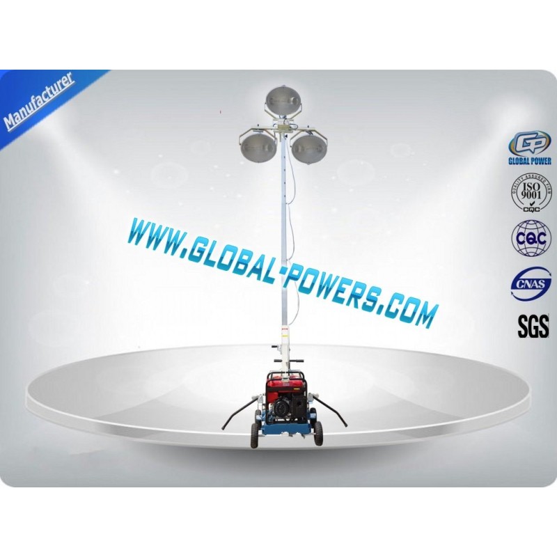 4×400W Metal Lamps Diesel Generator Light Tower 5Kw Waterproof Weatherproof