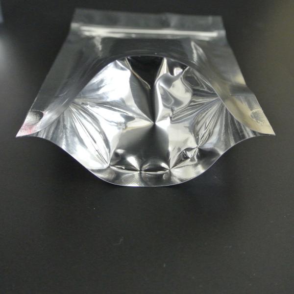 Foil Backed Clear Stand Up Pouches / Transparent Stand Up Pouch With Zipper