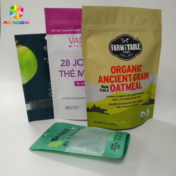 A folha de alumínio laminada lustrosa ensaca 100mircon para cookies do cozimento do açúcar