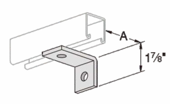 Угол нержавеющей стали ELECMAN отверстия кронштейна 2 распорки угла 90 градусов